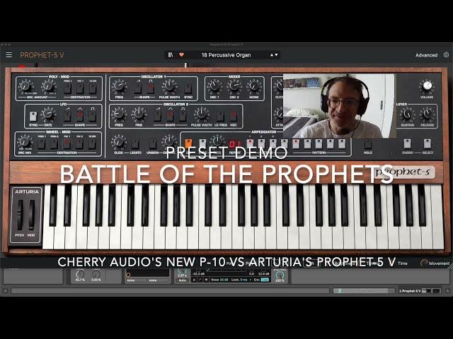 Battle of the Prophets: Cherry Audio P-10 vs Arturia Prophet-5 V, Preset Sound Demo & Comparison