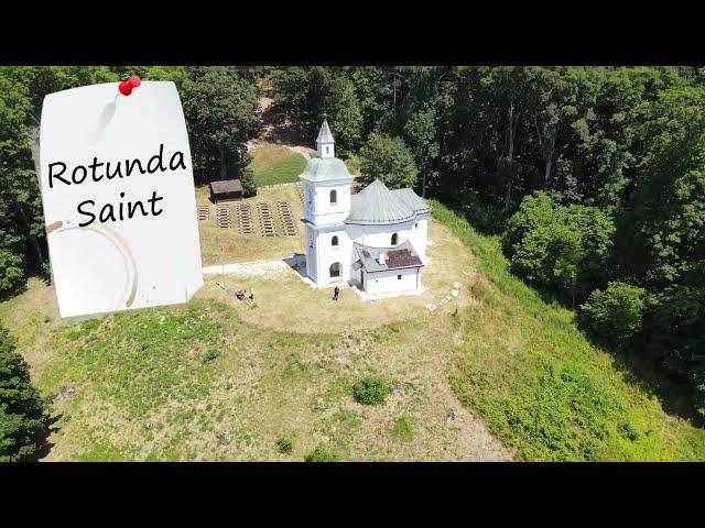 Rotunda Saint George Nitrianska Blatnica - Slovakia with drone