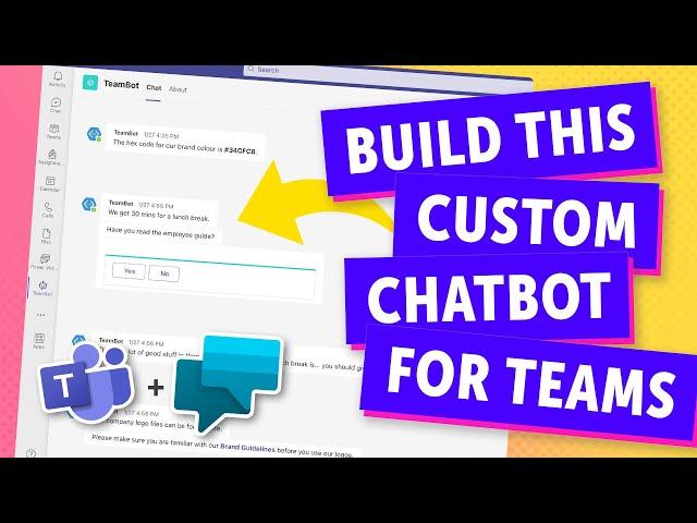  CREATE A CHATBOT for Microsoft Teams in 5 MINUTES with Power Virtual Agents!