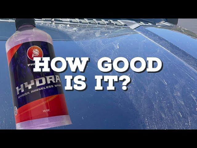 Phoenix E.O.D. Hydra Rinseless Wash Cleans Really Dirty Truck
