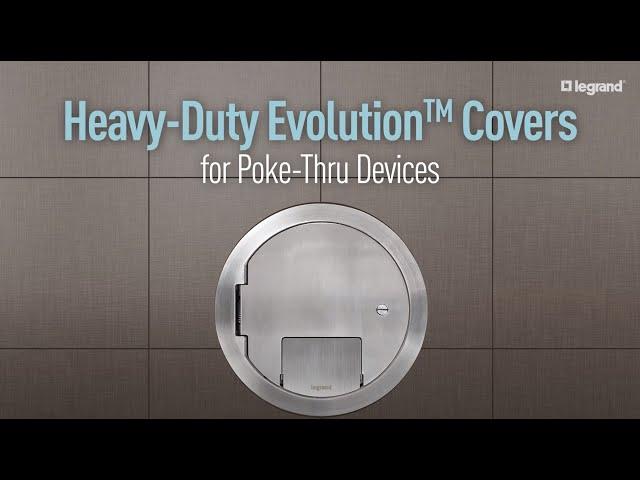 Legrand - Heavy-Duty Evolution Covers for Poke-Thru Devices (ESI Promo)