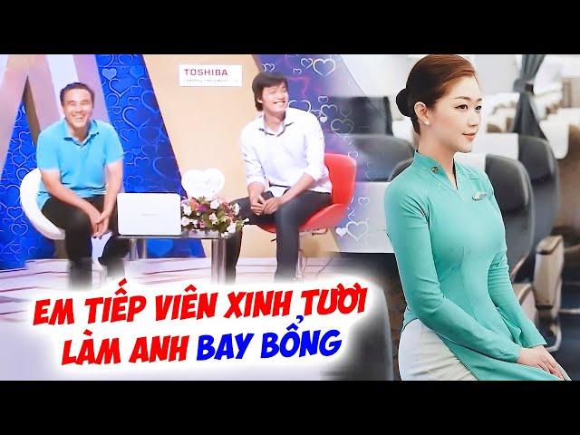 Nữ tiếp viên hàng không TƯƠI TRẺ xinh đẹp CƯỜI LĂN LỘN chàng soái ca Trả treo với MC Cát Tường