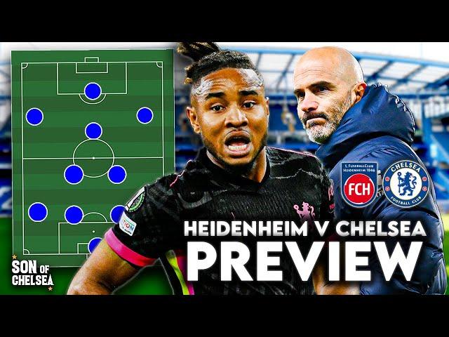 Can Nkunku CHANGE Maresca's Mind? HEIDENHEIM V CHELSEA Predicted Lineup