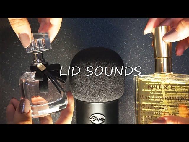 ASMR Tingly Lid Sounds & Container Tapping - No Talking