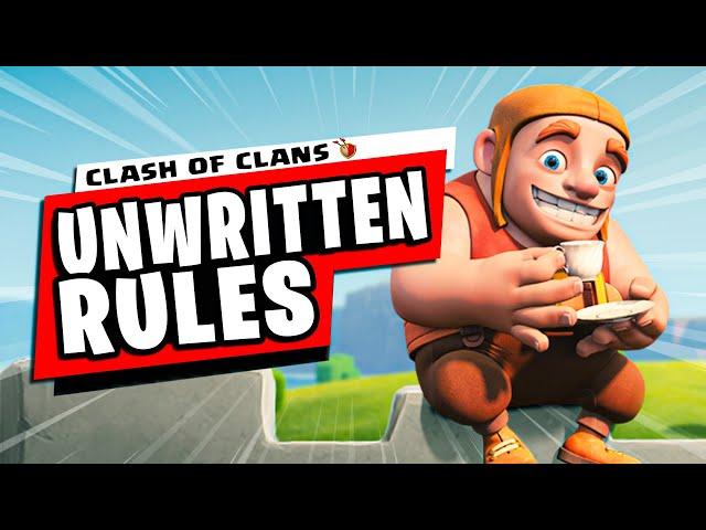 25 Unwritten Rules Of Clash of Clans