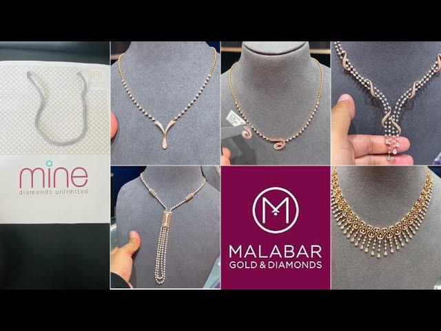 My Diamond Jewellery Shopping ️ and Latest and Exclusive Diamond Necklace Designs from Malabar Gold