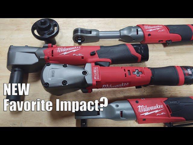 Milwaukee Tool M12 FUEL 3/8" & 1/2" Right Angle Impact Wrench Review | New Favorite Tool! 2564 2565