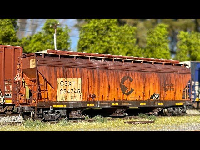 ***Weathering A Chessie System Hopper!***