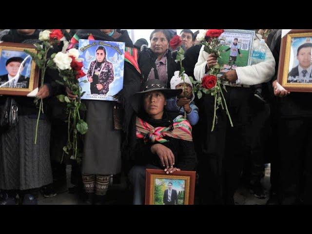 Peru families seek justice for protest deaths