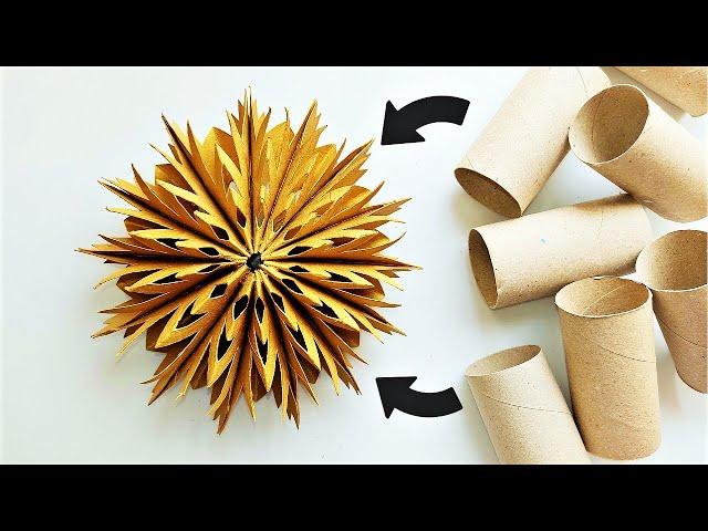 Amazing Toilet Paper Rolls Craft Idea | Cheap and Easy Home Decor DIY | Beautiful Decoration ️