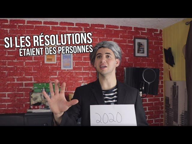 Si les résolutions du nouvel an étaient des personnes