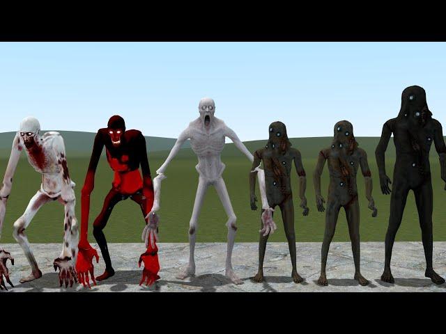 SCP-1499 VS SCP-096!! Garrys Mod Sandbox