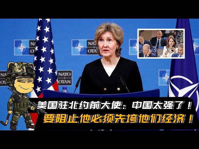 美国驻北约前大使：中国太强了，要想阻止他必须先垮他们经济！