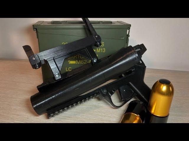 3d Printed Airsoft M320 Grenade Launcher