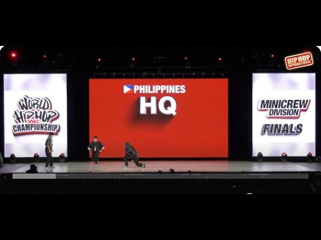 HQ - Philippines  | MiniCrew Division | 2024 World Hip Hop Dance Championship Finals