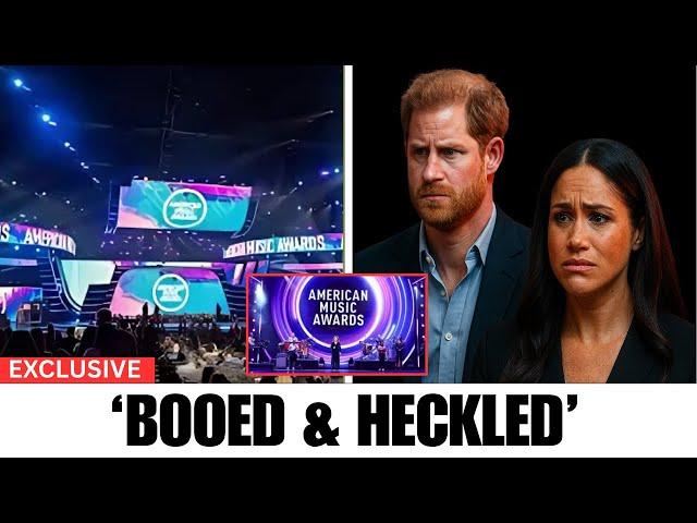 Harry & Meghan BOOED & HECKLED At 2025 American Music Awards As They Make Entrance