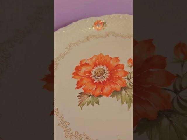 Блюдо немецкое  с рельефами Шуман #homedecor #ceramic #посуда #стекло #винтаж