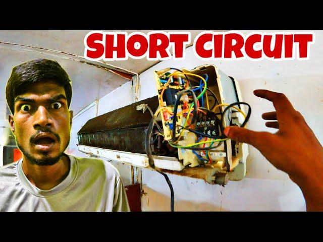 Voltas AC Short Circuit problem solved in Lohiya Nagar Supaul - EHSAN