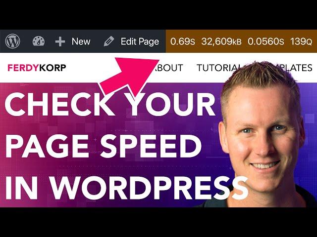 Check Your Website Speed Within Wordpress