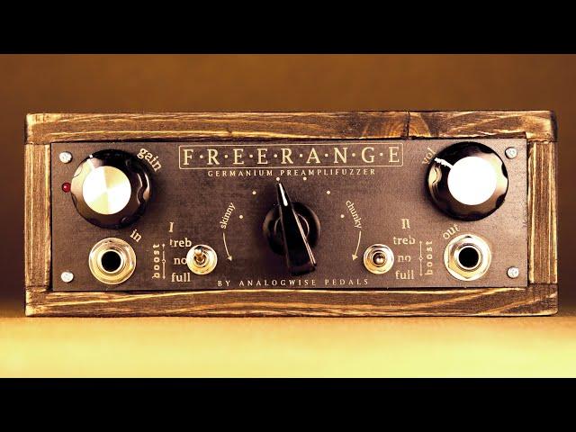 Freerange - germanium preamplifier / fuzz by Analogwise Pedals