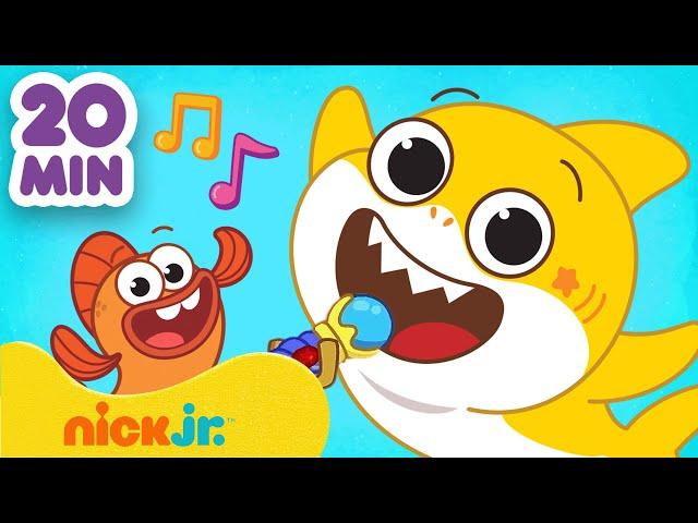 Большое шоу Акулёнка | 20 МИНУТ самых лучших песен Акуленка | Nick Jr. Cyrillic