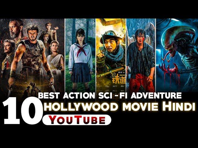 Top 10 Best Sci-fi Action Hollywood Movies on YouTube in Hindi | 2024 Hollywood Movies