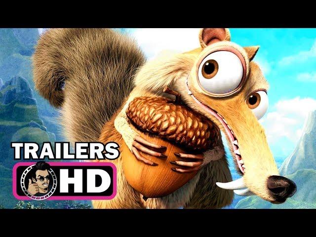 ICE AGE 1-5 All Scrat Movie Clips & Trailers (2002 - 2016)