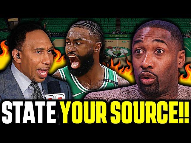 Gil's Arena Reacts To Jaylen Brown CHECKING Stephen A