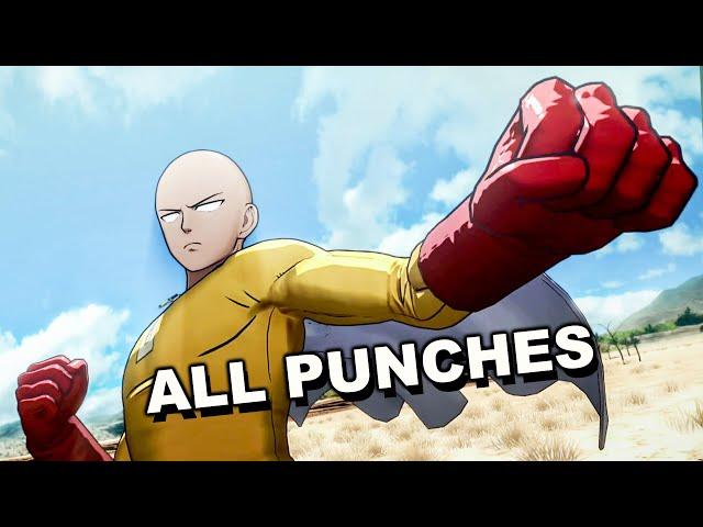 Saitama "ALL PUNCHES" - One Punch Man A Hero Nobody Knows (PS4 PRO)