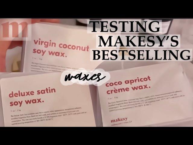 Testing Makesy's Bestselling Waxes