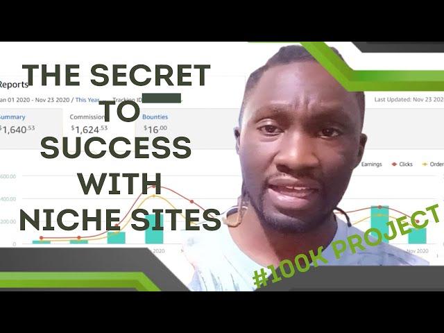 Niche Site Case Study: 100K Project (The No.  1 Secret to Success With Niche Sites)