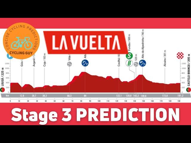 Vuelta a Espana 2024 Stage 3 - PREVIEW / FAVOURITES / PREDICTION