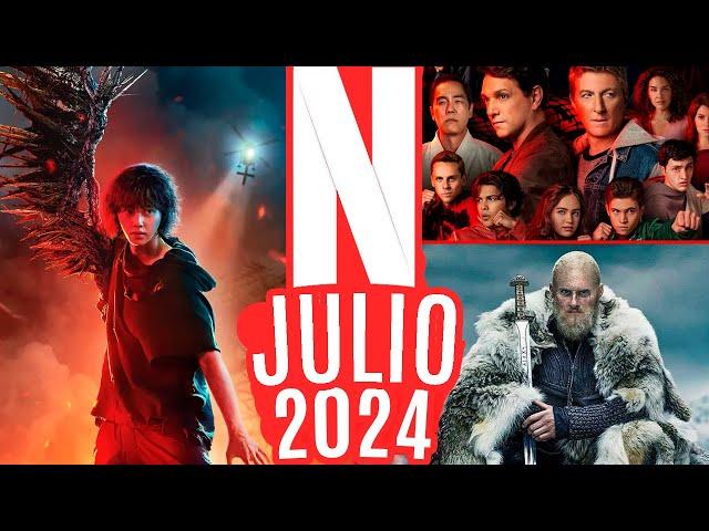 ESTRENOS NETFLIX JULIO 2024 (Lo que llega a NETFLIX en JULIO 2024)