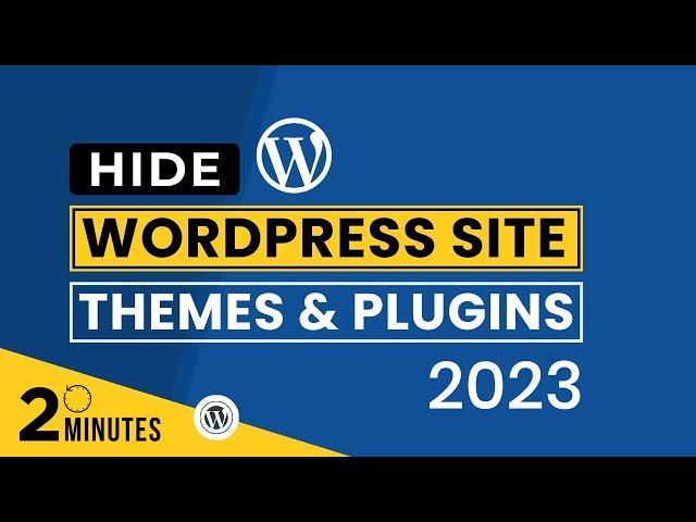 How To Hide Your Site From WordPress Theme Detector 2024 | Hide WordPress Website Source Code