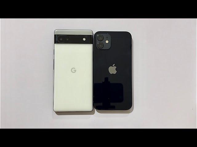 Google Pixel 6A vs iPhone 12 - 2024 Speed Gaming Performance Test!!