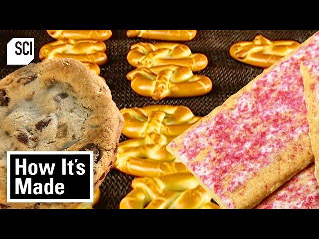 How Potato Chips, Pretzels, & Chocolate Chip Cookies Are Made! | How It’s Made | Science Channel