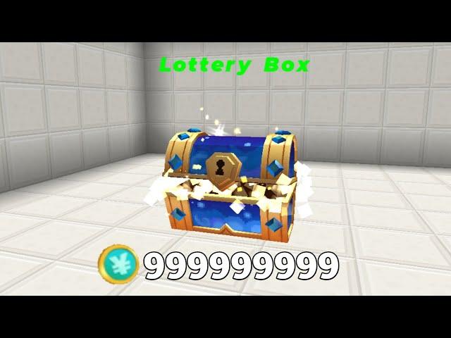 Making Money from Lottery Box in SkyBlock! (Blockman Go)