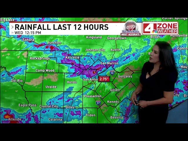 Showers & thunderstorms in the forecast through Saturday
