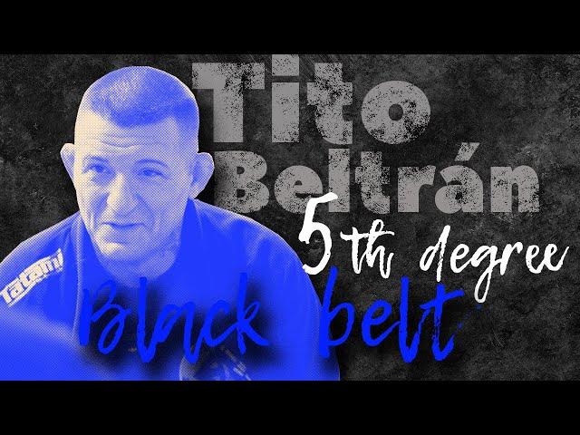 Campeon del mundo de #BJJ Tito Beltran. Graduación a 5to Grado Cinturón Negro de Jiu Jitsu Brasileño