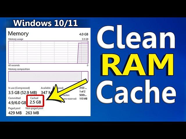 How to Clear RAM Cache in Windows 10/11 (2025) Make PC Faster Windows 11