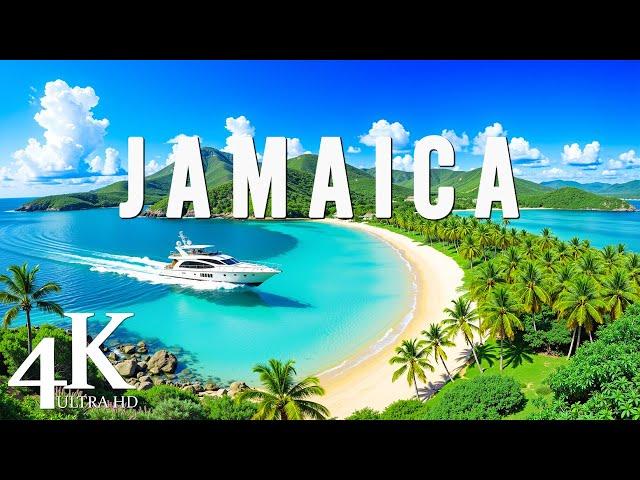 FLYING OVER JAMAICA (4K UHD) - Relaxing Music Along With Beautiful Nature Videos - 4K Video HD