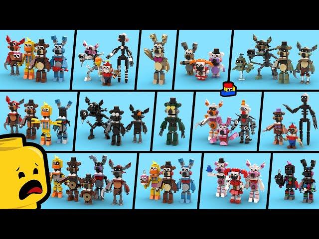 LEGO FNAF: Building Help Wanted Minifigures (Every Character!)