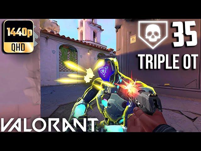 Valorant- 35 Kills As Phoenix Triple Overtime On Sunset Rated Full Gameplay #111! (No Commentary)