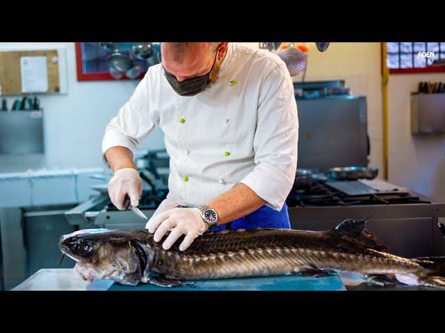 Sturgeon, Mint Pasta & Veal Tongue in Venice - Gourmet Food in Italy