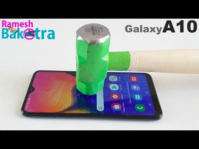 Samsung Galaxy A10 Screen Scratch Test