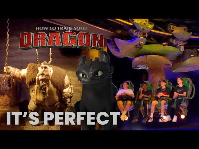 Dragon Gliders Review | Incredible How to Train Your Dragon Themed Roller Coaster | Motiongate