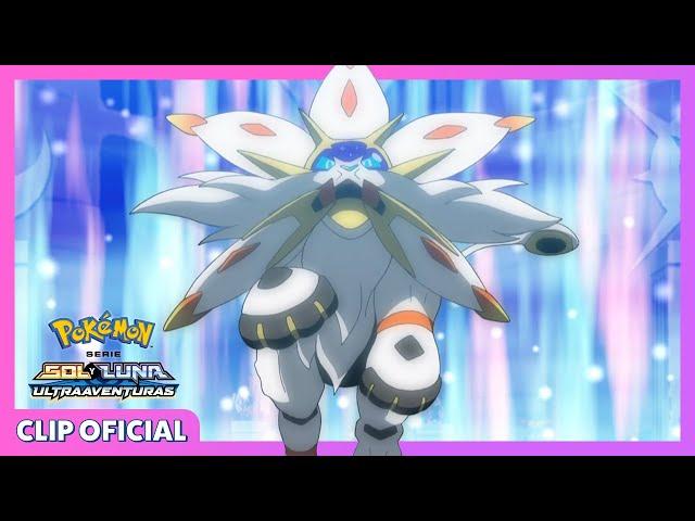 ¡Nebulilla evoluciona a Solgaleo! | Serie Pokémon Sol y Luna-Ultraaventuras | Clip oficial