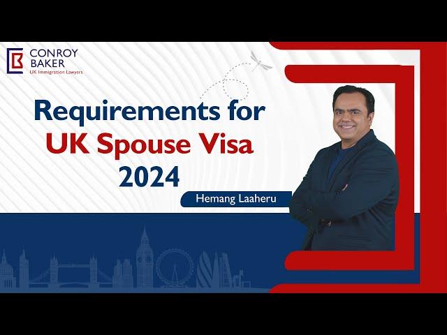 UK Spouse Visa Requirements 2024 || Who can apply for UK Spouse Visa 2024 ?