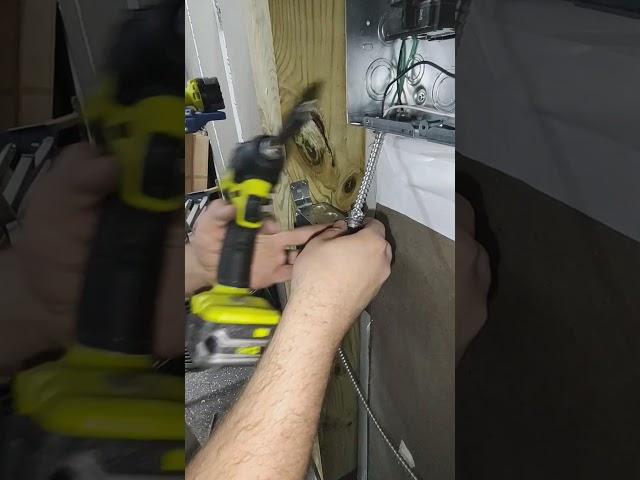 Must Have Tool for MC Wire.  HowTo Wire GFCI outlet.