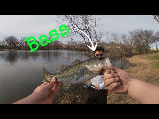 Fishing Hunters pond in San Antonio Texas